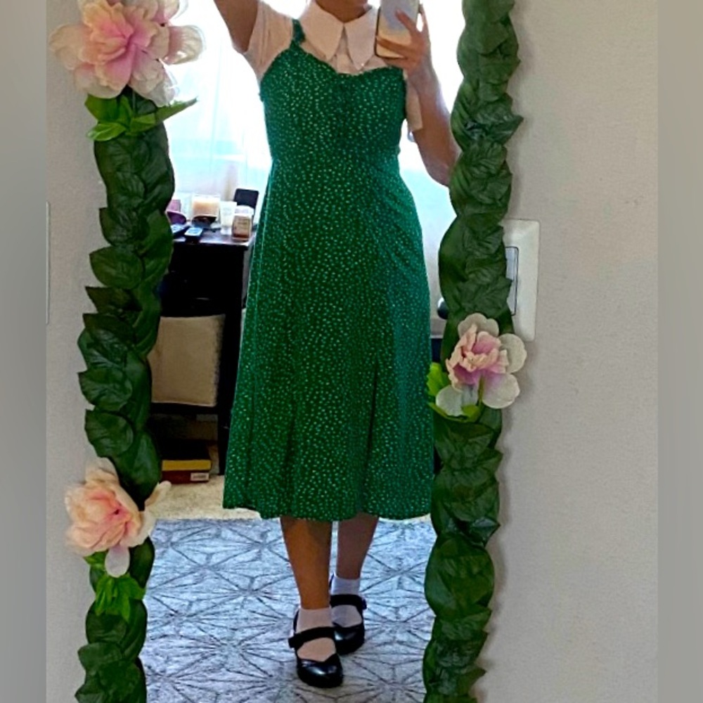 Green dress